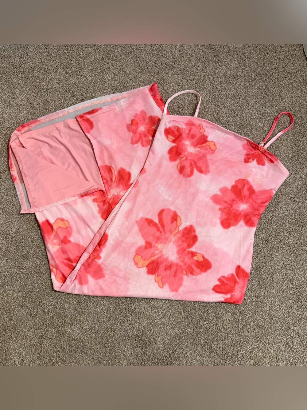 women hawaiian floral midi sundress